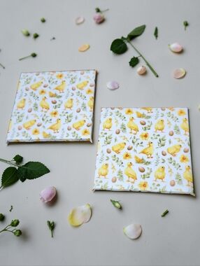 Baby Chick Coaster Set